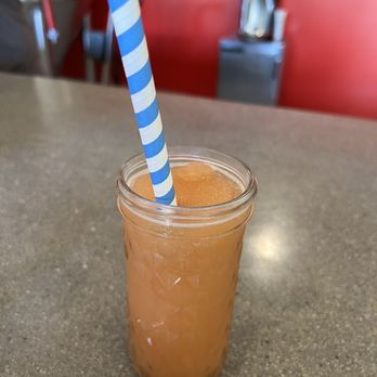 Chappell Brewing - a drink in a glass with a blue and white striped straw - Brewpubs Near Me - South Salt Lake, Utah