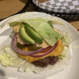 Burger with no bun