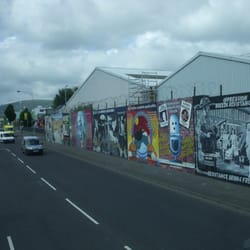 Ulsterbus Tours - Picture from the tour - murals on the Falls Road