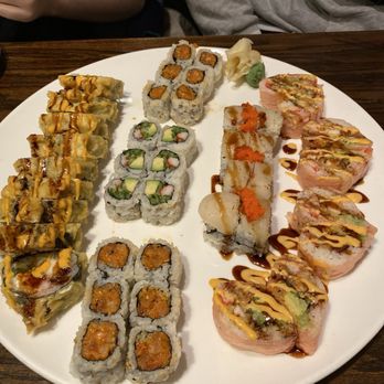 Fugu Sushi - More sush with Pink Lady hearts - Japanese Near Me - Pickerington, Ohio