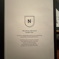 NOtaBLE The Restaurant - Menu
