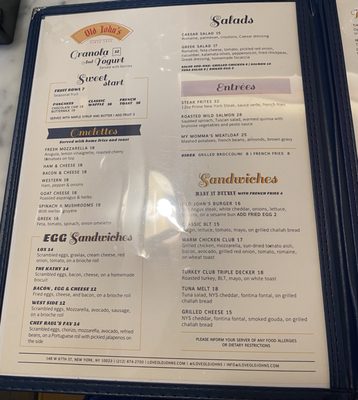 Menu photo 5 Old John's Diner New York, NY Menu photo 5 Old John's Diner New York, NY