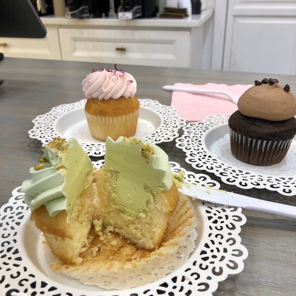 Cakes By Nerwan - Pistachio, rosewater, chocolate cupcake - Bakeries Near Me - Astoria, New York