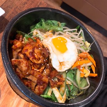 Choi's Korea & Wing - Spicy Pork Bibimbap - Korean Near Me - Charlotte, North Carolina
