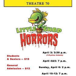 AHSPA Theatre 70: American High School Performing Arts - AHSPA: American High School Performing Arts 2014: Presents Spring Musical; Little Shop of Horrors! Come and watch the play!!