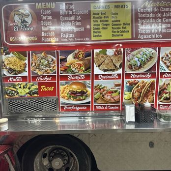 Tacos El Flaco - Menu as of 10-27-2025 - Food Trucks Near Me - Valencia, California Tacos El Flaco - Menu as of 10-27-2025 - Food Trucks Near Me - Valencia, California