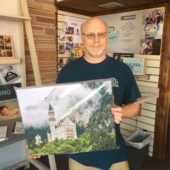 Linhoff Photo - A customer getting his gallery wrap. . - Photography Stores & Services Near Me - St. Louis Park, Minnesota Linhoff Photo - A customer getting his gallery wrap. . - Photography Stores & Services Near Me - St. Louis Park, Minnesota