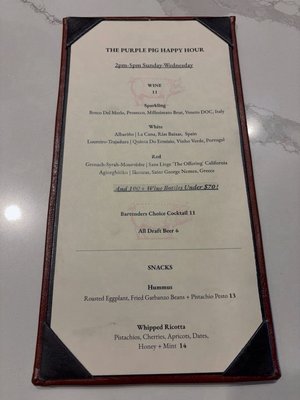 Menu photo 6 The Purple Pig Chicago, IL Menu photo 6 The Purple Pig Chicago, IL