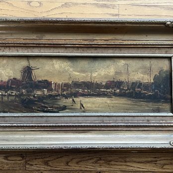 Sysphere Conservation and Restoration - 19th century Dutch painting-before restoration - Art Restoration Near Me - San Francisco, California Sysphere Conservation and Restoration - 19th century Dutch painting-before restoration - Art Restoration Near Me - San Francisco, California