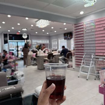 Sugar Nails & Lashes - Complimentary drinks come with the package pedicure. - Nail Salons Near Me - Orange, California Sugar Nails & Lashes - Complimentary drinks come with the package pedicure. - Nail Salons Near Me - Orange, California