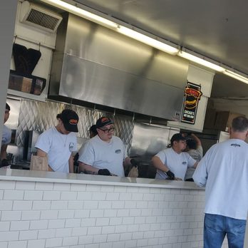 Gene & Jude's - Inside with the always hard-working crew! They have it down to a science - Fast Food Near Me - River Grove, Illinois Gene & Jude's - Inside with the always hard-working crew! They have it down to a science - Fast Food Near Me - River Grove, Illinois