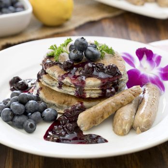 Z.E.N. Foods - Blueberry-Lemon Pancakes, one of Z.E.N. Client favorite breakfasts. - Food Delivery Services Near Me - Sun Valley, California