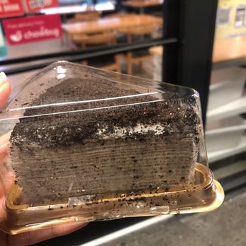 Timeless Tea - Oreo Mille Crepe Cake - Desserts Near Me - Seattle, Washington