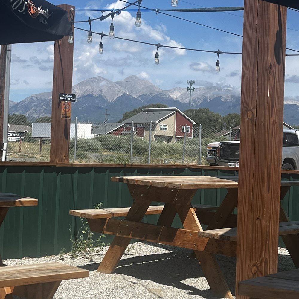 Poncha Pub - View from back patio - Pubs Near Me - Salida, Colorado Poncha Pub - View from back patio - Pubs Near Me - Salida, Colorado