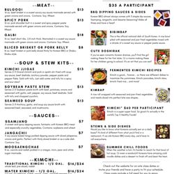 Grace's Maatjip - Inside Menu