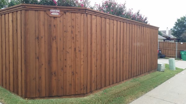 Western Red Cedar Fence - Our Western Red Cedar fences are a signature blend of natural beauty and enduring quality. Sourced from premium lumber, these fences offer exceptional durability and resist decay, all while adding a timeless, elegant look to any property. Each installation is customized to enhance your landscape and provide lasting privacy and security. We offer Vertical and horizontal installs. Western Red Cedar Fence - Our Western Red Cedar fences are a signature blend of natural beauty and enduring quality. Sourced from premium lumber, these fences offer exceptional durability and resist decay, all while adding a timeless, elegant look to any property. Each installation is customized to enhance your landscape and provide lasting privacy and security. We offer Vertical and horizontal installs.