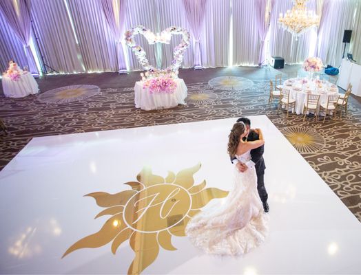 Weddings - A gorgeous, romantic wedding fit for royalty with intricate details sprinkled throughout the ceremony & reception of the Disney-loving couple.