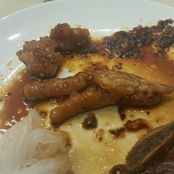 Minghin Cuisine - Chicken feet, short rib and a shrimp dumpling. - Dim Sum Near Me - Naperville, Illinois