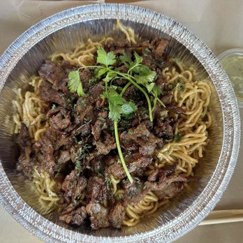 Nguyen's Kitchen - Garlic noodles with grilled pork - Asian Fusion Near Me - Carson, California Nguyen's Kitchen - Garlic noodles with grilled pork - Asian Fusion Near Me - Carson, California