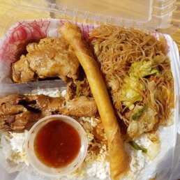 Lumpia, Pancit, Adobo Combo Lumpia, Pancit, Adobo Combo