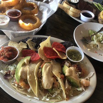 The Wild Hare Saloon - Onion rings shrimp tacos and Reuben sandwich. - American Near Me - Canby, Oregon