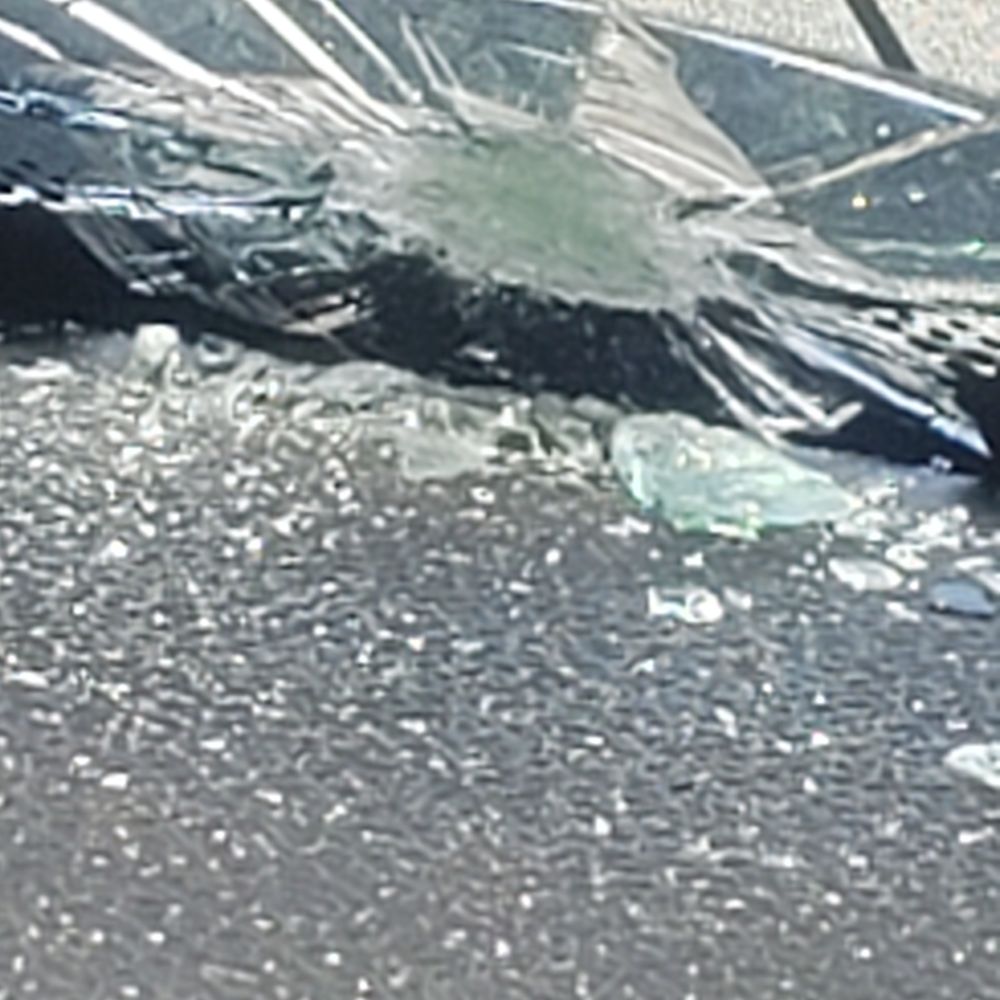 Advanced Auto Glass - The damaged glass on the dash. - Windshield Installation & Repair Near Me - The Dalles, Oregon