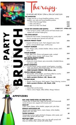 Menu photo 5 Therapy Las Vegas, NV Menu photo 5 Therapy Las Vegas, NV