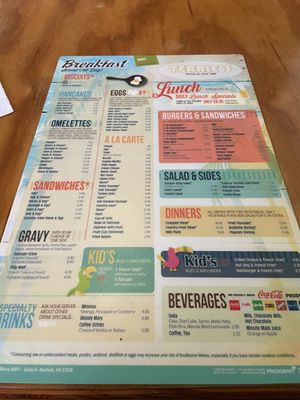 Menu photo 3 Terrie's Breakfast & Lunch Norfolk, VA Menu photo 3 Terrie's Breakfast & Lunch Norfolk, VA