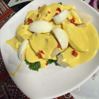 Naylamp Peruvian Restaurant - Papa a la Huancaina - Latin American Near Me - Oklahoma City, Oklahoma