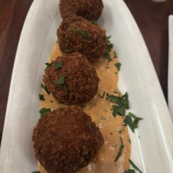 The Shady Lady Saloon - Jambalaya Croquettes - New American Near Me - Sacramento, California The Shady Lady Saloon - Jambalaya Croquettes - New American Near Me - Sacramento, California