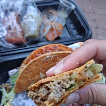 Taco Exxpress - Ground beef close up - Mexican Near Me - Sacramento, California Taco Exxpress - Ground beef close up - Mexican Near Me - Sacramento, California
