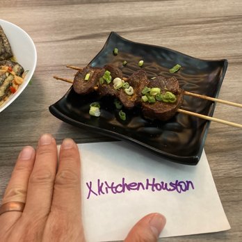 X’ Kitchen 川香阁 - Pig kidney on skewer - Szechuan Near Me - Houston, Texas X’ Kitchen 川香阁 - Pig kidney on skewer - Szechuan Near Me - Houston, Texas