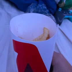 Arby's - Half filled fries