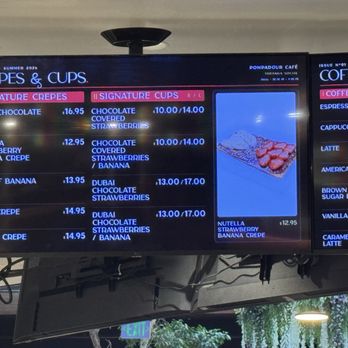 Pompadour Cafe - Menu - Desserts Near Me - Los Angeles, California