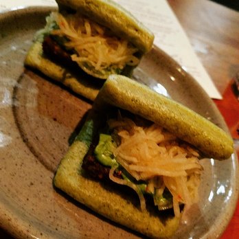 Pagu - Green Pea Bao.  Highly recommend and kinda spicy - Japanese Near Me - Cambridge, Massachusetts