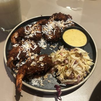 Lava's on Poipu Beach - Coconut Shrimp - New American Near Me - Koloa, Hawaii