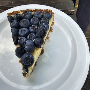 Peace Pies - Coconut cream pie with very fresh blueberries - Vegan Near Me - San Diego, California Peace Pies - Coconut cream pie with very fresh blueberries - Vegan Near Me - San Diego, California