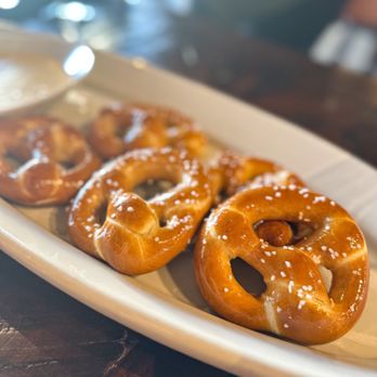 Sophie's Cork & Ale - a plate of pretzels - Bars Near Me - Lexington, North Carolina