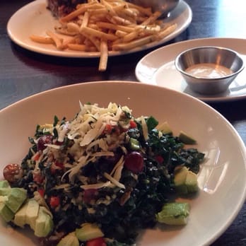 Nick's On 2nd - Prime rib dip with fries & kale and quinoa salad! - New American Near Me - Long Beach, California Nick's On 2nd - Prime rib dip with fries & kale and quinoa salad! - New American Near Me - Long Beach, California
