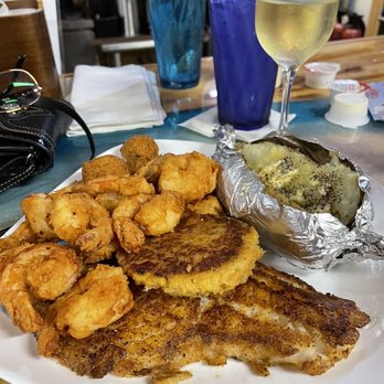 Highway 77 Fish Market - Blackened Grouper and Fried Shrimo platter. - Seafood Markets Near Me - Lincoln, Alabama Highway 77 Fish Market - Blackened Grouper and Fried Shrimo platter. - Seafood Markets Near Me - Lincoln, Alabama