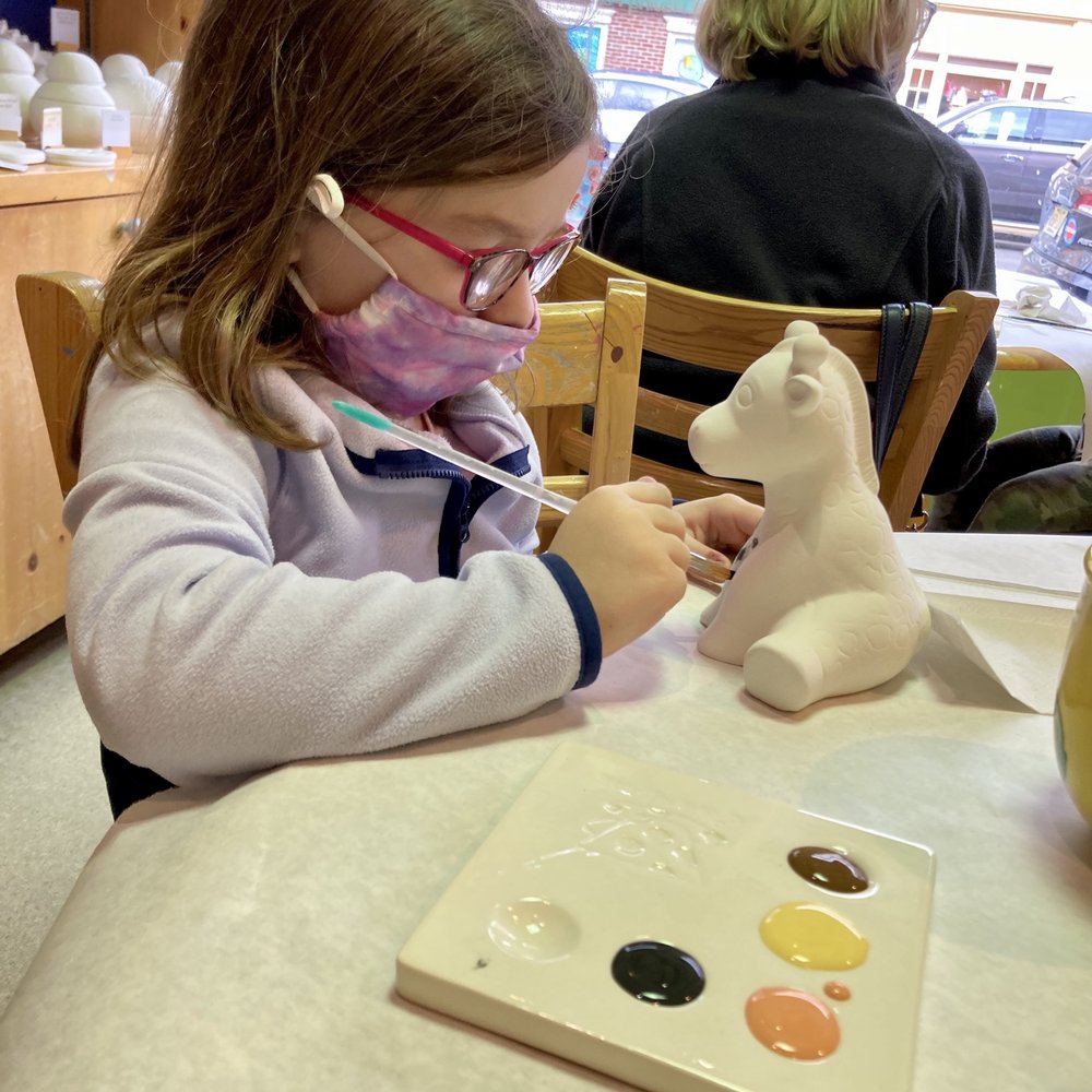 Color Me Mine - The beginning of the painting process. - Paint-Your-Own Pottery Near Me - Summit, New Jersey Color Me Mine - The beginning of the painting process. - Paint-Your-Own Pottery Near Me - Summit, New Jersey