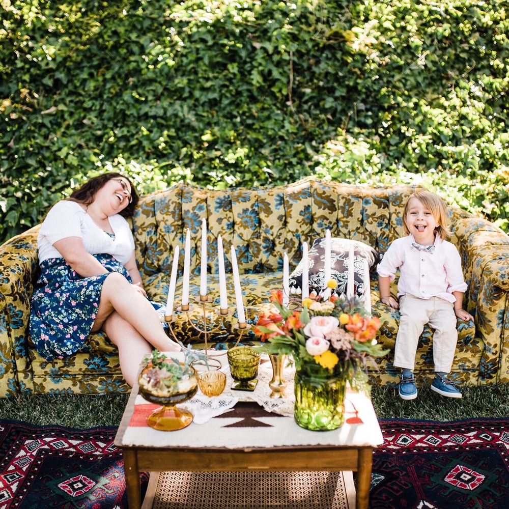 Brooke Edelman Floral Design - Seating area arrangement - Florists Near Me - Atascadero, California