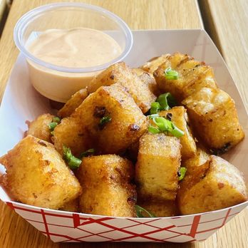 Dashi Ramen - Homemade Dashi Tots finish with truffle salt!!!! - Ramen Near Me - Baltimore, Maryland Dashi Ramen - Homemade Dashi Tots finish with truffle salt!!!! - Ramen Near Me - Baltimore, Maryland