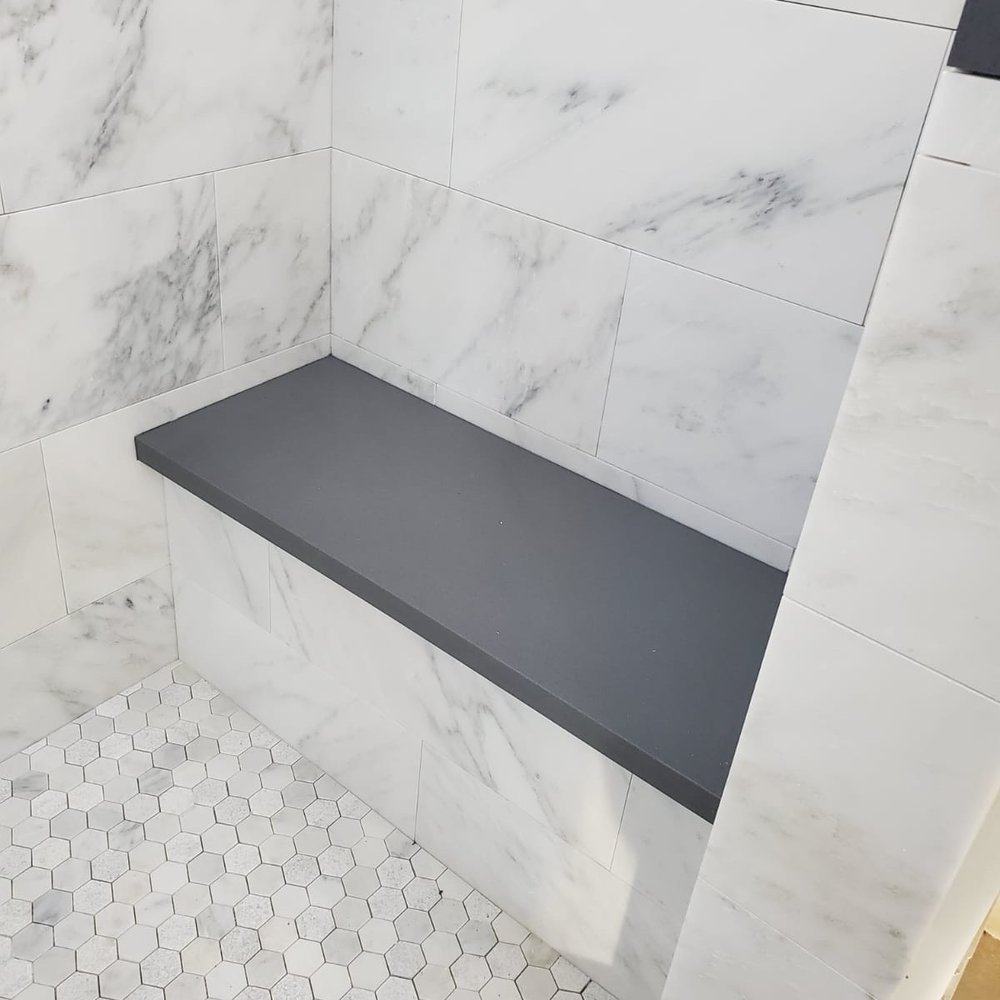 Barrett Tile - Shower bench - Tiling Near Me