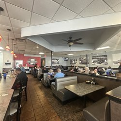 The Breakfast Co - Inside. Bar and seating area.