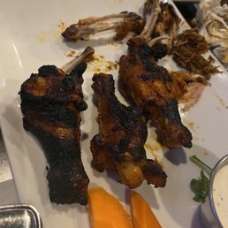 Charred wings or burnt wings? Charred wings or burnt wings?