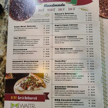 Poppa Rollo's Pizza - Menu - Pizza Near Me - Waco, Texas