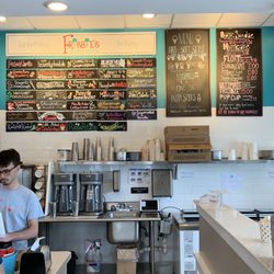 Frisbie's Dairy Barn - Fun menu of ice creams.