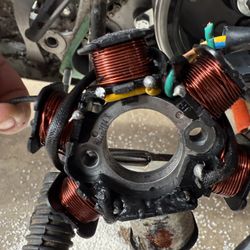 Force Small Engine Solutions - Kayo Dirt Bike- Bad Mageneto and Side Cover.
