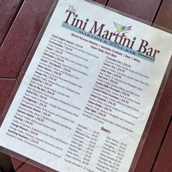 The Tini Martini Bar - Cocktail Bars Near Me - St Augustine, Florida The Tini Martini Bar - Cocktail Bars Near Me - St Augustine, Florida